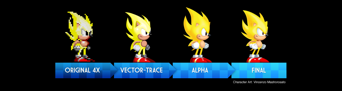 Character Art: Super Sonic